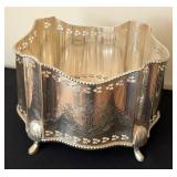 ML - Ornate Decorative Bathroom Waste Bin with Matching Container