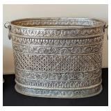 ML - Ornate Decorative Bathroom Waste Bin with Matching Container