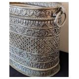 ML - Ornate Decorative Bathroom Waste Bin with Matching Container