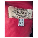 ML - Redi Italian Leather and Shearling Jacket - Women's - US 12 - Made in Florence, Italy