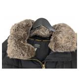 ML - Joules Hooded Puffer Jacket - Faux Fur Trim - US 16 (UK 20)