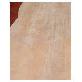 ML - French Country Style Dining Table - Distressed Whitewash Finish