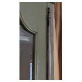 ML - Tall Painted Wood Curio Cabinet with Glass Door