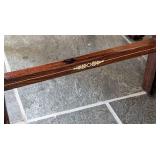 LL - Set of 5 Vintage Wood Dining Chairs with Inlaid Marquetry - Elephant Sedan Chair Motif