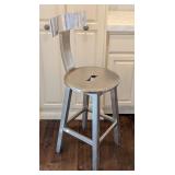 ML - Go Home Hip Vintage Polished Nickel Counter Height Stool Set of 3