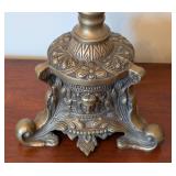 ML - Castilian Brass Pillar Candle Holders - Pair, Made in India