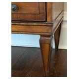 ML - Vintage Waterfall Bookshelf with Metal Top Rail