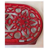 ML - Le Creuset Trivet - Red Enamel Cast Iron