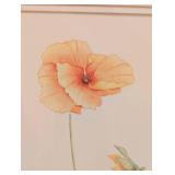 ML - Patricia M. Wittman Viola x Wittrockiana Pansy Fine Art Print in Gold Frame