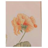 ML - Patricia M. Wittman Viola x Wittrockiana Pansy Fine Art Print in Gold Frame