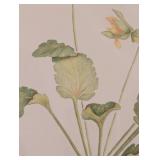 ML - Patricia M. Wittman Viola x Wittrockiana Pansy Fine Art Print in Gold Frame