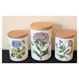 ML - Portmeirion Botanic Garden Canister Set - 3-Piece