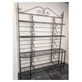 LL - Metal Bakers Rack - Scrollwork Arch