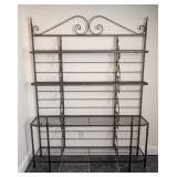 LL - Metal Bakers Rack - Scrollwork Arch