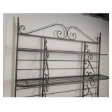 LL - Metal Bakers Rack - Scrollwork Arch