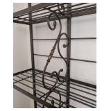 LL - Metal Bakers Rack - Scrollwork Arch