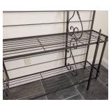 LL - Metal Bakers Rack - Scrollwork Arch