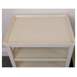 LL - Pair of Painted Wood Side Tables