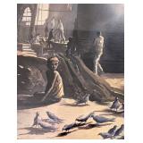 LL - Amit Bhar Print - Large Framed Artwork 31 x 39 in - Signed 2005