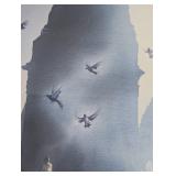 LL - Amit Bhar Print - Large Framed Artwork 31 x 39 in - Signed 2005