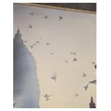 LL - Amit Bhar Print - Large Framed Artwork 31 x 39 in - Signed 2005