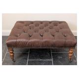LL - Isenhour Furniture Leather Ottoman