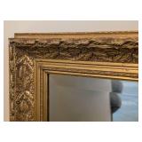 LL - Bombay Company Gold Wall Mirror - Ornate Frame