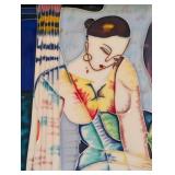 LL - Yang Yang Hand Painted Ceramic Art Tile