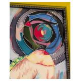 LL - Yang Yang Hand Painted Ceramic Art Tile