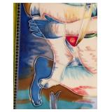 LL - Yang Yang Hand Painted Ceramic Art Tile