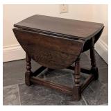 ML - Vintage Mahogany Wood Side Table