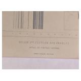 LL - Pair of The Bombay Co Architectural Prints - Eglise Ste Clotilde Aux Andelys