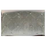 LL - Isenhour Footstool with Damask Upholstery