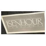 LL - Isenhour Footstool with Damask Upholstery