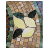 P - Tuscan Mosaic Lemon Bistro Table