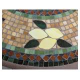 P - Tuscan Mosaic Lemon Bistro Table