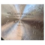 ML - Williams-Sonoma Stainless Steel Thermo-Clad 3 Qt Sauce Pan with Lid & Utensil Set - Italy