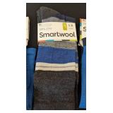 ML - Smartwool PhD Ski Indestructawool Unisex Socks Ultra Light Cushion - Large (Lot of 3)