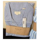 ML - J.CREW Pajama Set - 2-Pack (Sizes M & S) - Chambray & Striped Styles