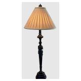 Table Lamp with Sculpted Female Figurine Base - Vintage Style