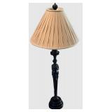 Table Lamp with Sculpted Female Figurine Base - Vintage Style