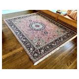UP3 - Persian Tabriz Handwoven Area Rug - Vintage 1990s - 102 x 79 inches