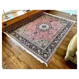 UP3 - Persian Tabriz Handwoven Area Rug - Vintage 1990s - 102 x 79 inches