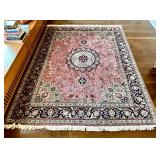 UP3 - Persian Tabriz Handwoven Area Rug - Vintage 1990s - 102 x 79 inches