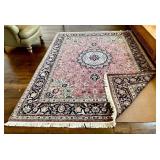 UP3 - Persian Tabriz Handwoven Area Rug - Vintage 1990s - 102 x 79 inches