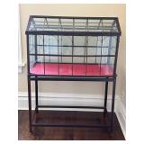 UP3 - Vintage Garden Case Terrarium on Stand - Glass Panel Enclosure