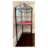 UP3 - Vintage Garden Case Terrarium on Stand - Glass Panel Enclosure