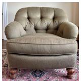 UP3 - Green Upholstered Accent Chair by Isenhour