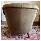 UP3 - Green Upholstered Accent Chair by Isenhour