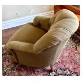 UP3 - Green Upholstered Accent Chair by Isenhour